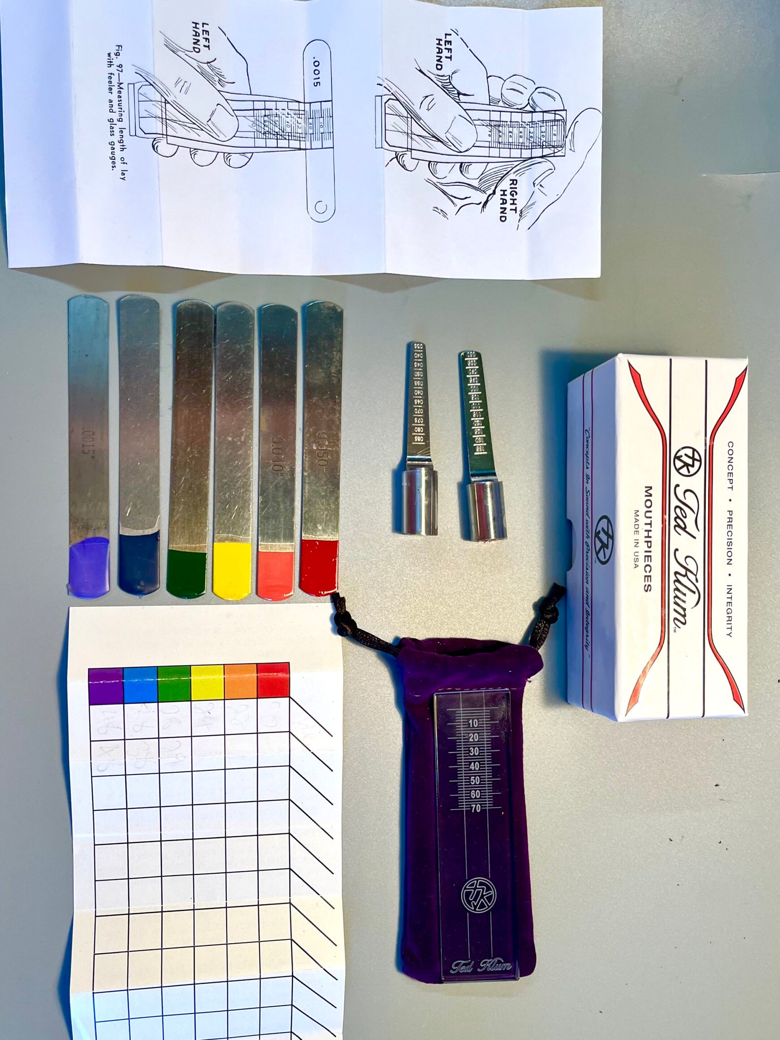 Mouthpiece Measuring Kit image 0