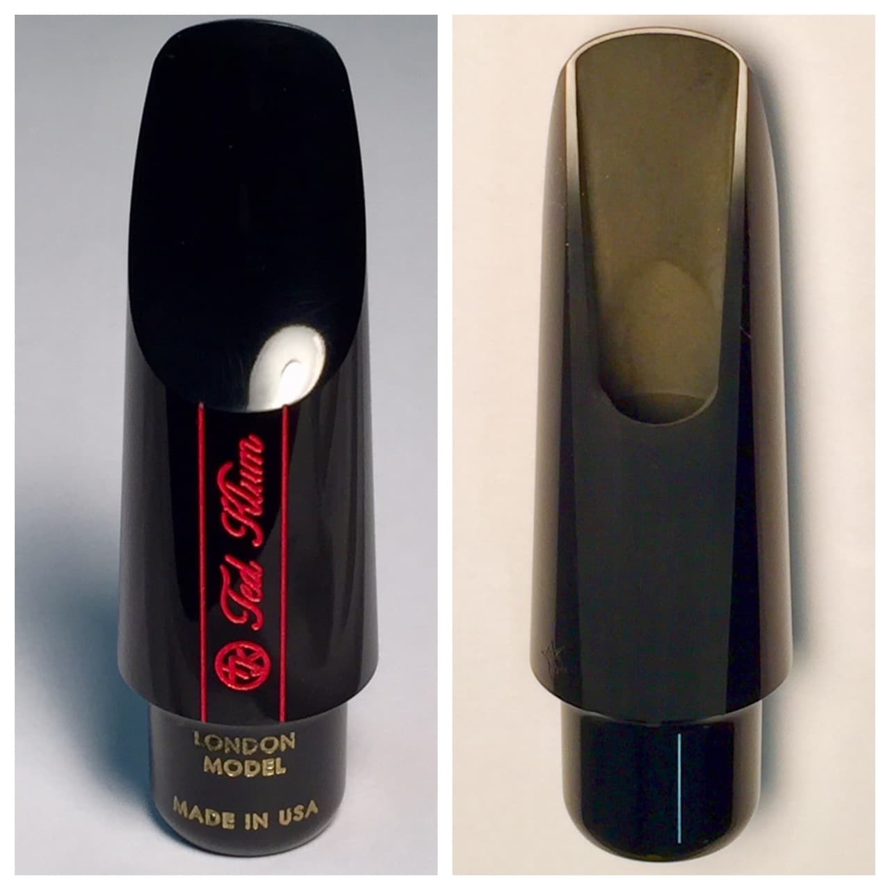 New London Model Hard Rubber Alto - Ted Klum Mouthpieces