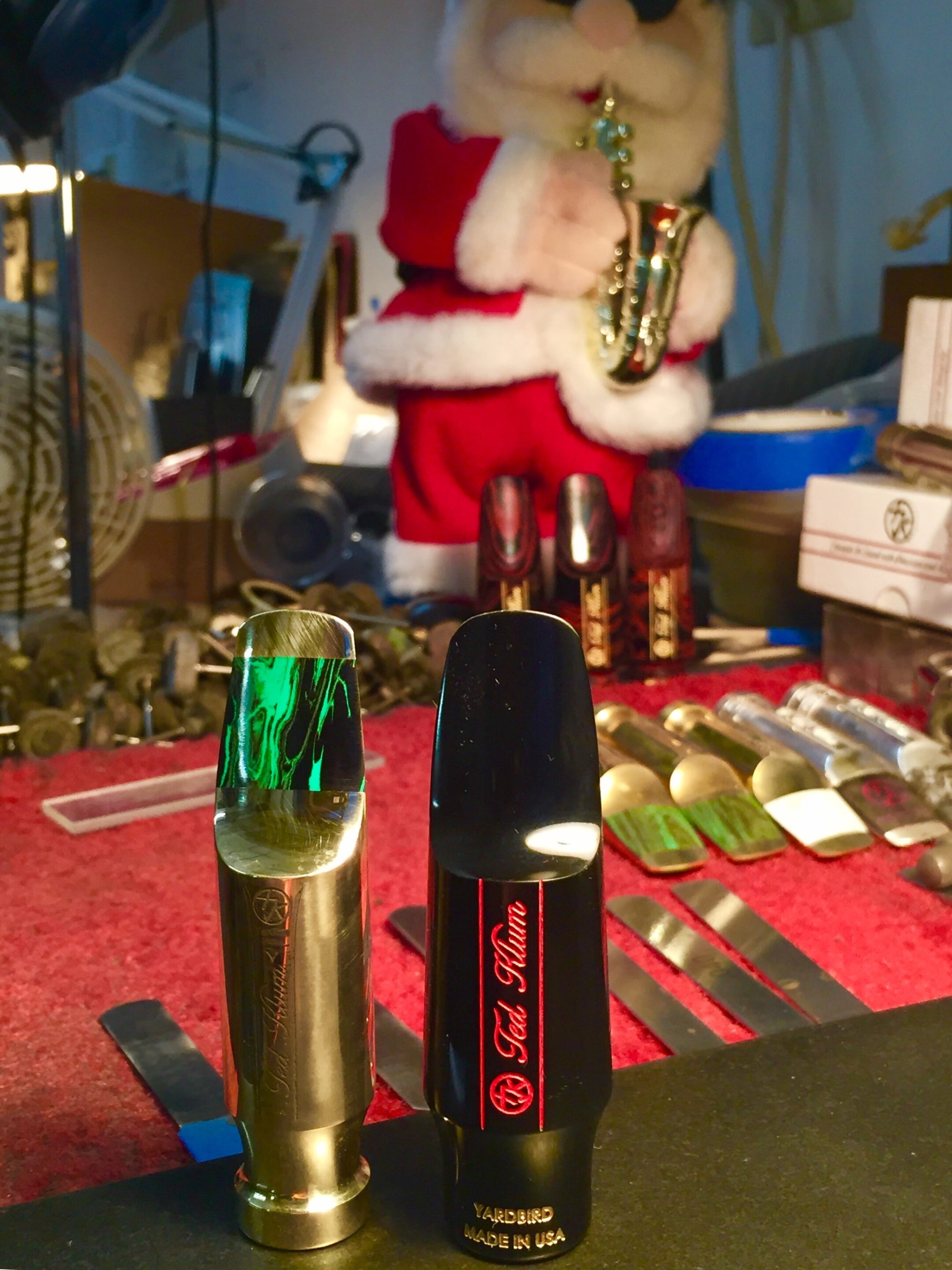管楽器・吹奏楽器 Ted Klum NY Model Alto HR Red Marble #7 Yardbird Model HR Alto - Ted Klum Mouthpieces
